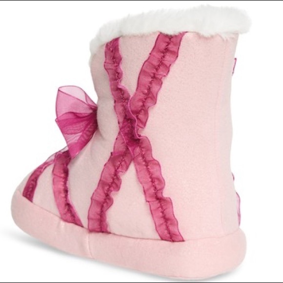 🎉American Girl Faux Fur Slippers size 10 & 13 RJ - Picture 8 of 8